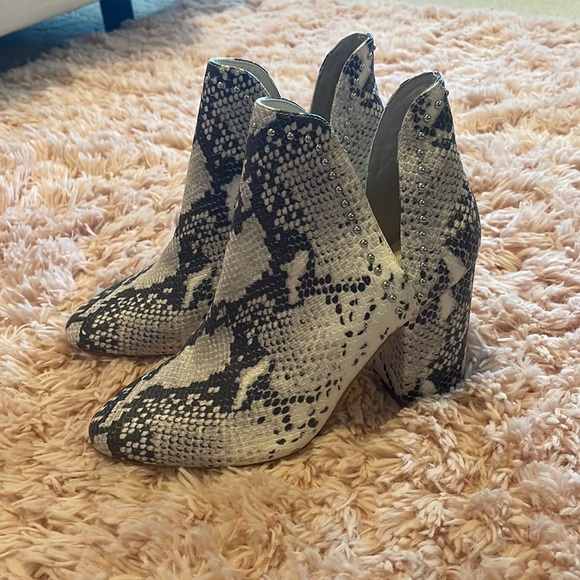 Steve Madden Rockstar Snakeskin Booties - Picture 2 of 9
